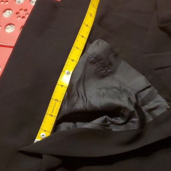 VTG designer Escada Hip Pleat black skirt sz 44 - Picture 11 of 12